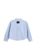Camicia per bambina The Marc Jacobs Kids azzurra con design a righe W61017 794 THE MARC JACOBS KIDS 