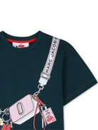 Abito per bambina The Marc Jacobs Kids x Disney verde con stampa Snapshot W61018 668 THE MARC JACOBS KIDS 