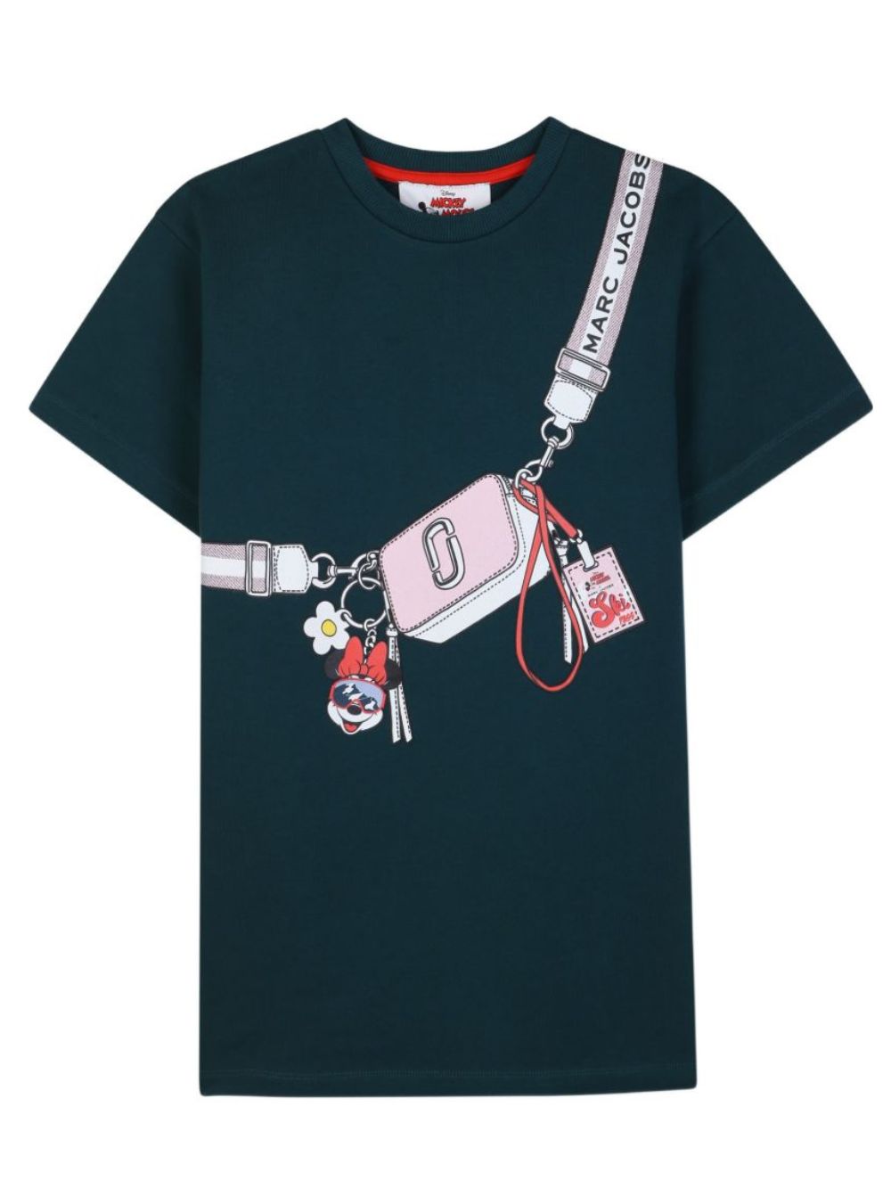Abito per bambina The Marc Jacobs Kids x Disney verde con stampa Snapshot W61018 668 THE MARC JACOBS KIDS 
