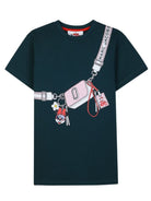 Abito per bambina The Marc Jacobs Kids x Disney verde con stampa Snapshot W61018 668 THE MARC JACOBS KIDS 