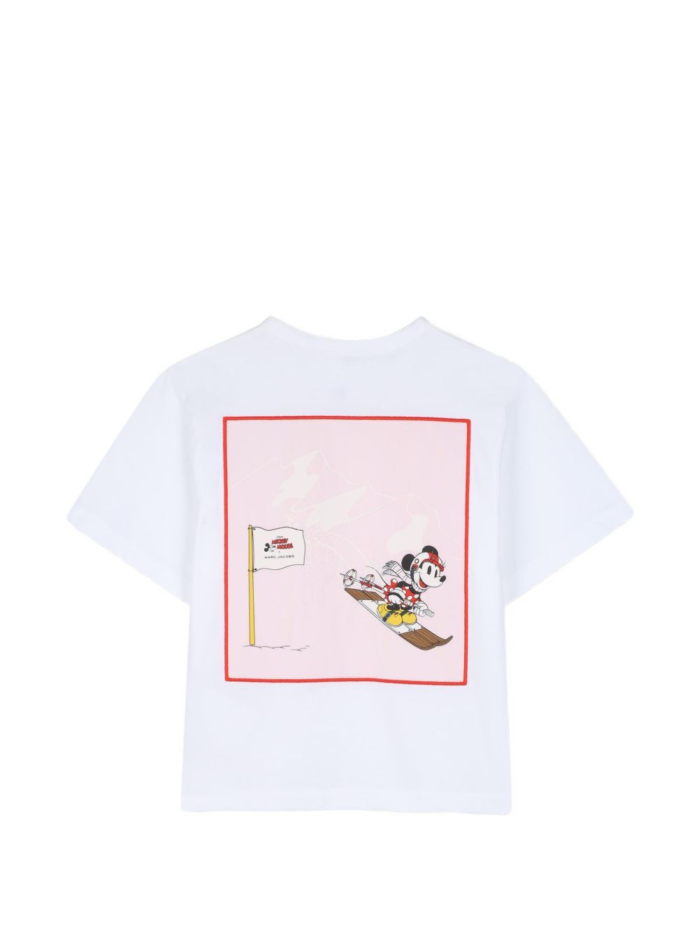 T-shirt per bambina The Marc Jacobs Kids x Disney bianca con stampa grafica Minnie W61023 10P THE MARC JACOBS KIDS 