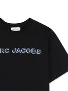 T-shirt per bambini The Marc Jacobs Kids nera con stampa logo W61025 09B THE MARC JACOBS KIDS 