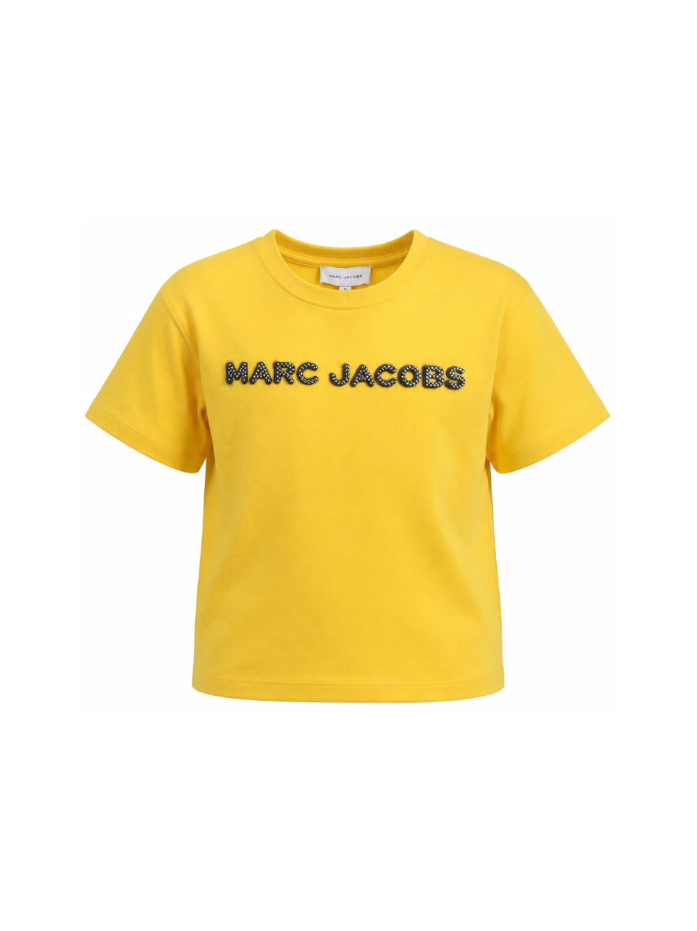 T-shirt per bambini The Marc Jacobs Kids gialla con stampa logo W61025 526 THE MARC JACOBS KIDS 