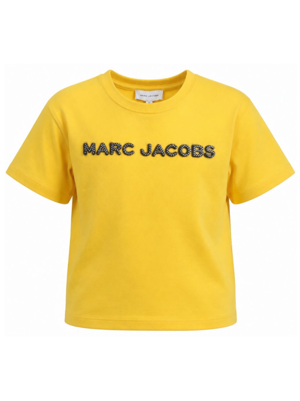 T-shirt per bambini The Marc Jacobs Kids gialla con stampa logo W61025 526 THE MARC JACOBS KIDS 