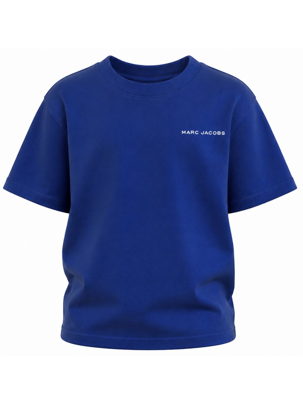 T-shirt per bambino The Marc Jacobs Kids blu con logo sul davanti W61030 841 THE MARC JACOBS KIDS 