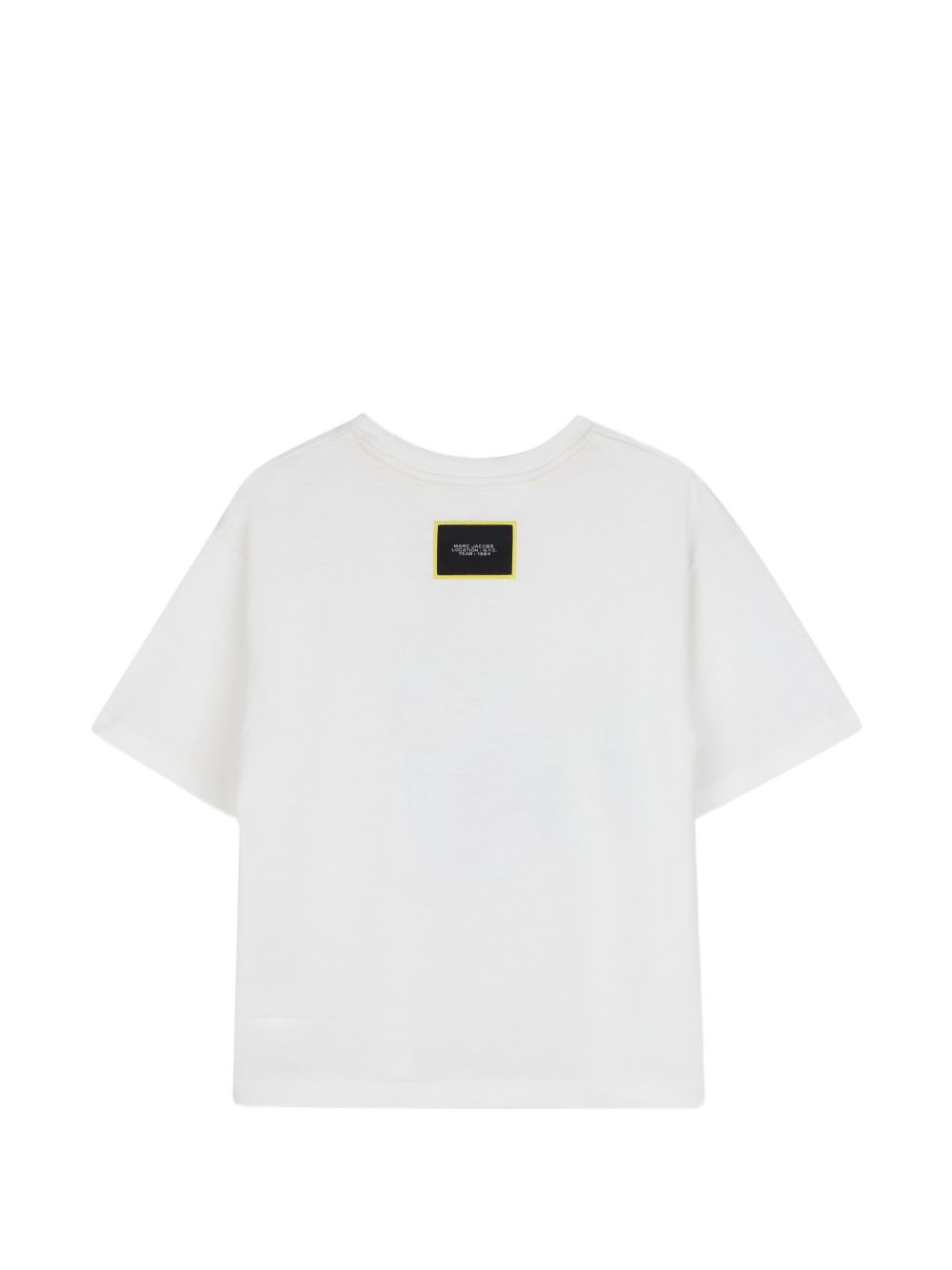 T-shirt per bambino The Marc Jacobs Kids bianca con stampa popcorn sul davanti W61031 126 THE MARC JACOBS KIDS 