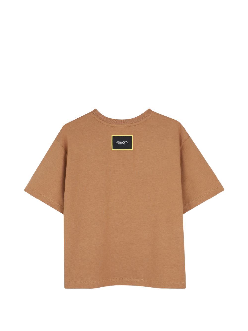 T-shirt per bambino The Marc Jacobs Kids marrone con stampa popcorn sul davanti W61031 213 THE MARC JACOBS KIDS 