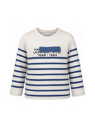 T-shirt per bambino The Marc Jacobs Kids bianca con design a righe W61032 148 THE MARC JACOBS KIDS 