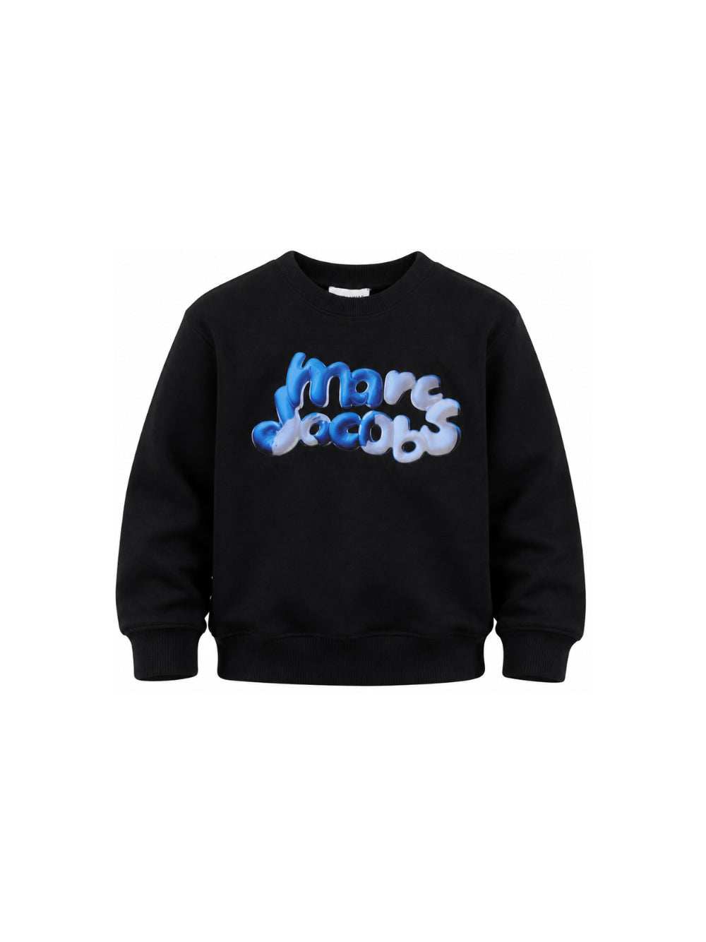 Felpa per bambino The Marc Jacobs Kids nera con stampa logo sul davanti W61035 09B THE MARC JACOBS KIDS 