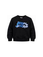 Felpa per bambino The Marc Jacobs Kids nera con stampa logo sul davanti W61035 09B THE MARC JACOBS KIDS 