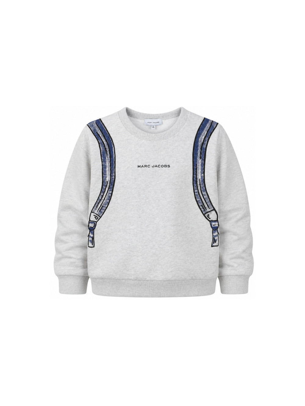 Felpa per bambino The Marc Jacobs Kids grigia con stampa zaino posteriore W61036 A18 THE MARC JACOBS KIDS 