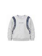 Felpa per bambino The Marc Jacobs Kids grigia con stampa zaino posteriore W61036 A18 THE MARC JACOBS KIDS 