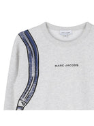 Felpa per bambino The Marc Jacobs Kids grigia con stampa zaino posteriore W61036 A18 THE MARC JACOBS KIDS 