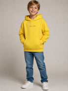 Felpa per bambino The Marc Jacobs Kids gialla con logo sul davanti W61037 526 THE MARC JACOBS KIDS 