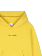 Felpa per bambino The Marc Jacobs Kids gialla con logo sul davanti W61037 526 THE MARC JACOBS KIDS 
