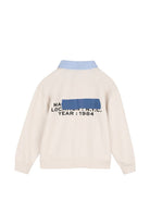 Felpa per bambino The Marc Jacobs Kids beige con colletto a righe W61038 24B THE MARC JACOBS KIDS 