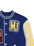 Felpa per bambino The Marc Jacobs Kids blu in stile varsity W61043 841 THE MARC JACOBS KIDS 