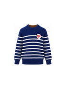 Maglione per bambino The Marc Jacobs Kids blu con motivo a rombi sul retro W61045 841 THE MARC JACOBS KIDS 