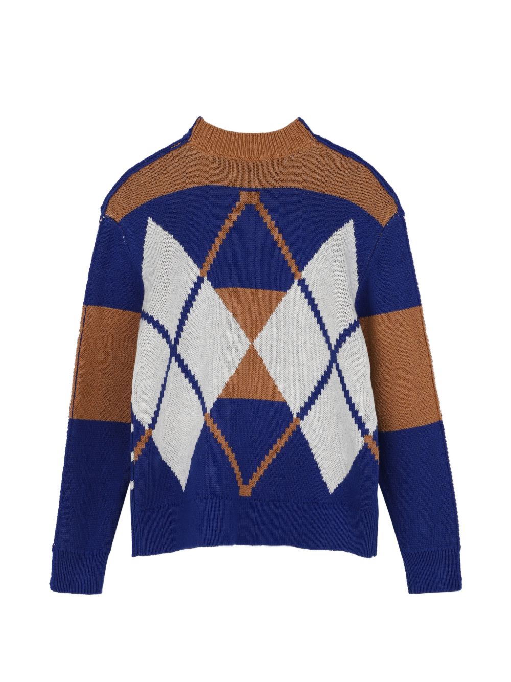 Maglione per bambino The Marc Jacobs Kids blu con motivo a rombi sul retro W61045 841 THE MARC JACOBS KIDS 