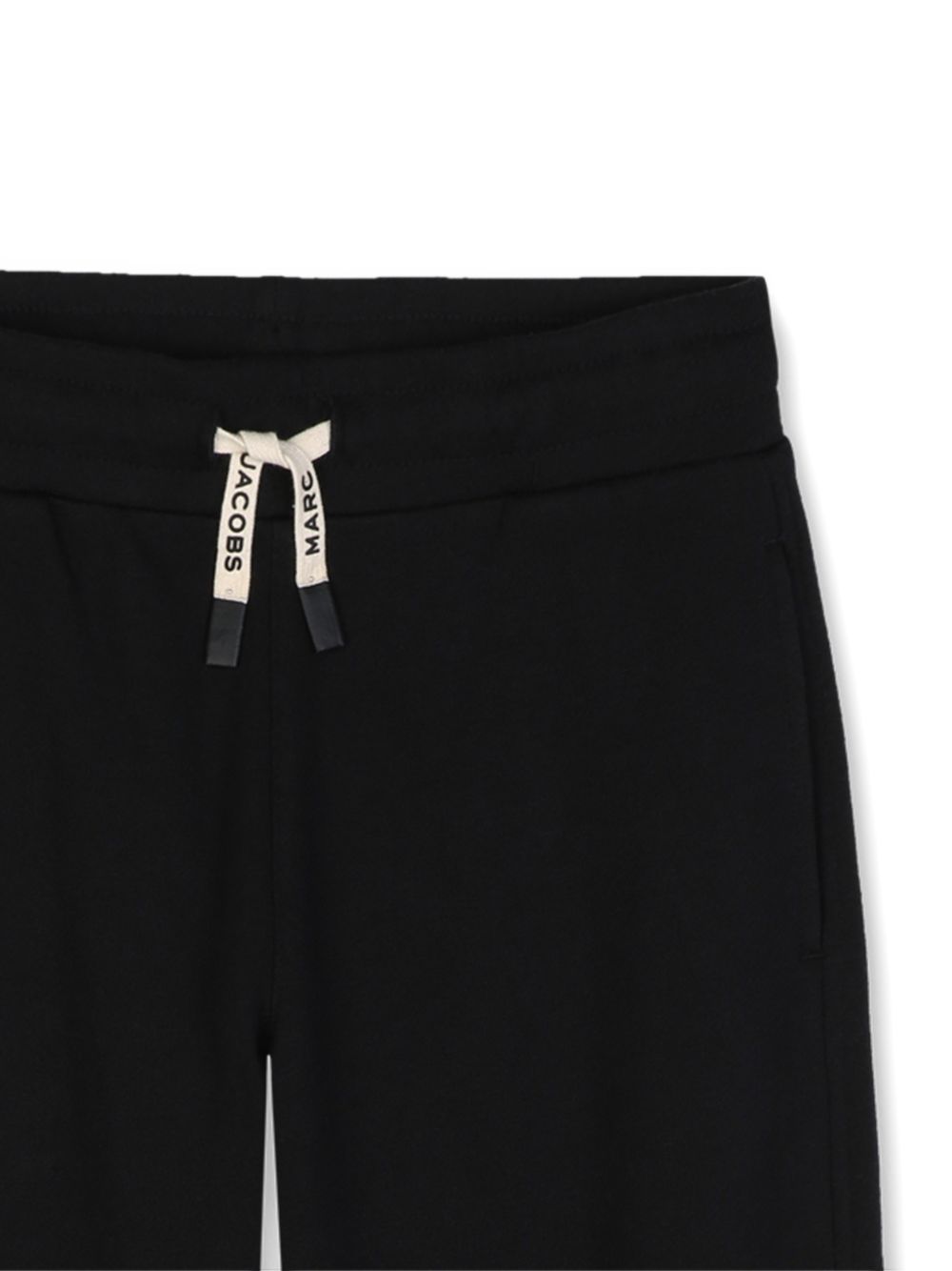 Pantaloni per bambino The Marc Jacobs Kids neri con stampa logo sul retro W61048 09B THE MARC JACOBS KIDS 