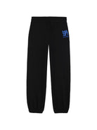 Pantaloni per bambino The Marc Jacobs Kids neri con stampa logo sul retro W61048 09B THE MARC JACOBS KIDS 
