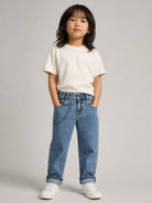 Jeans per bambino The Marc Jacobs Kids denim con logo sul davanti W61053 Z10 THE MARC JACOBS KIDS 
