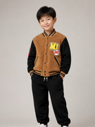 Giubbino per bambino The Marc Jacobs Kids marrone con texture teddy W61057 213 THE MARC JACOBS KIDS 