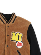 Giubbino per bambino The Marc Jacobs Kids marrone con texture teddy W61057 213 THE MARC JACOBS KIDS 