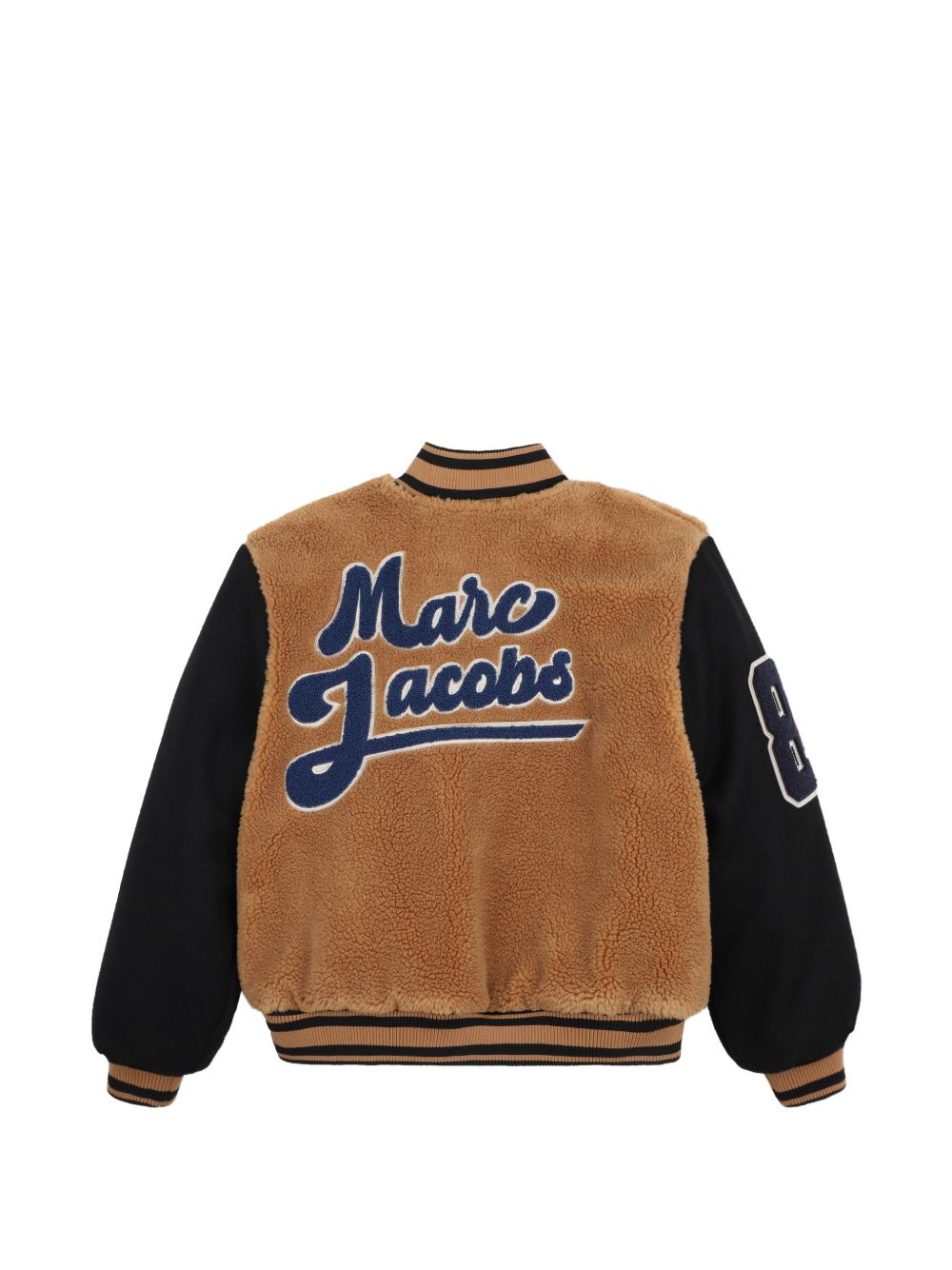 Giubbino per bambino The Marc Jacobs Kids marrone con texture teddy W61057 213 THE MARC JACOBS KIDS 