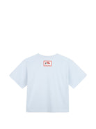 T-shirt per bambino The Marc Jacobs Kids x Disney azzurra con stampa grafica Topolino sul davanti W61062 794 THE MARC JACOBS KIDS 