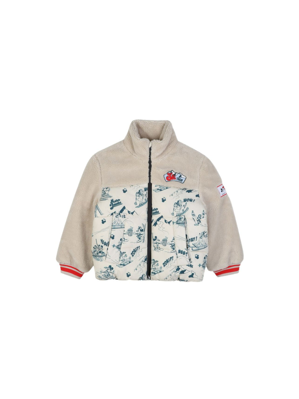 Giubbino per bambino The Marc Jacobs Kids x Disney beige con inserti in pile W61069 184 THE MARC JACOBS KIDS 
