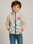 Giubbino per bambino The Marc Jacobs Kids x Disney beige con inserti in pile W61069 184 THE MARC JACOBS KIDS 