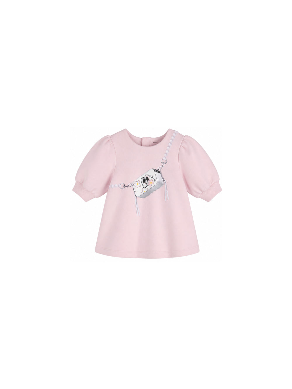 Abito per neonata The Marc Jacobs Kids rosa con stampa sul davanti W61071 43M THE MARC JACOBS KIDS 