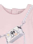 Abito per neonata The Marc Jacobs Kids rosa con stampa sul davanti W61071 43M THE MARC JACOBS KIDS 