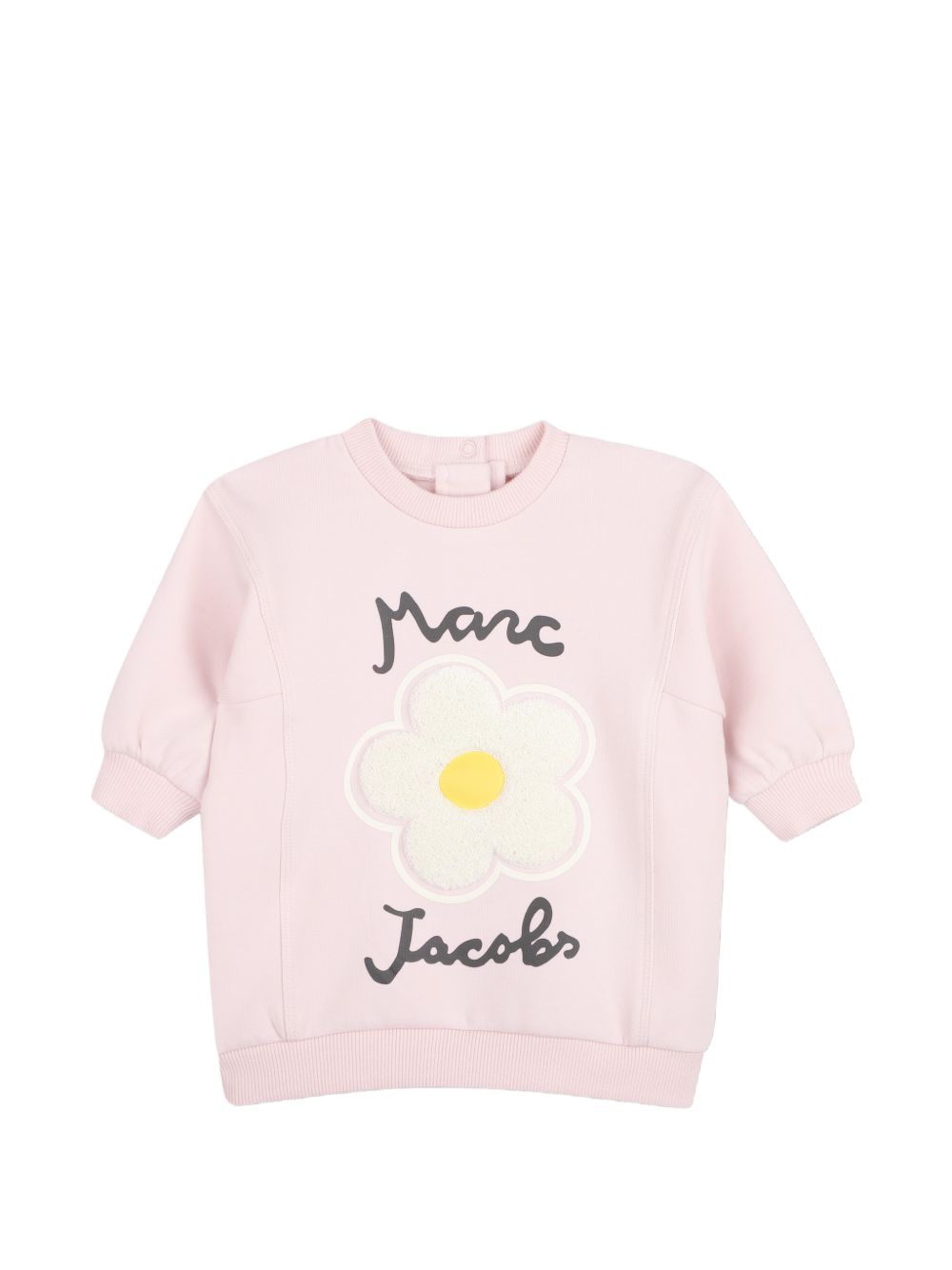 Set felpa e pantaloni per neonata The Marc Jacobs Kids rosa con stampa a fiori W61072 43M THE MARC JACOBS KIDS 