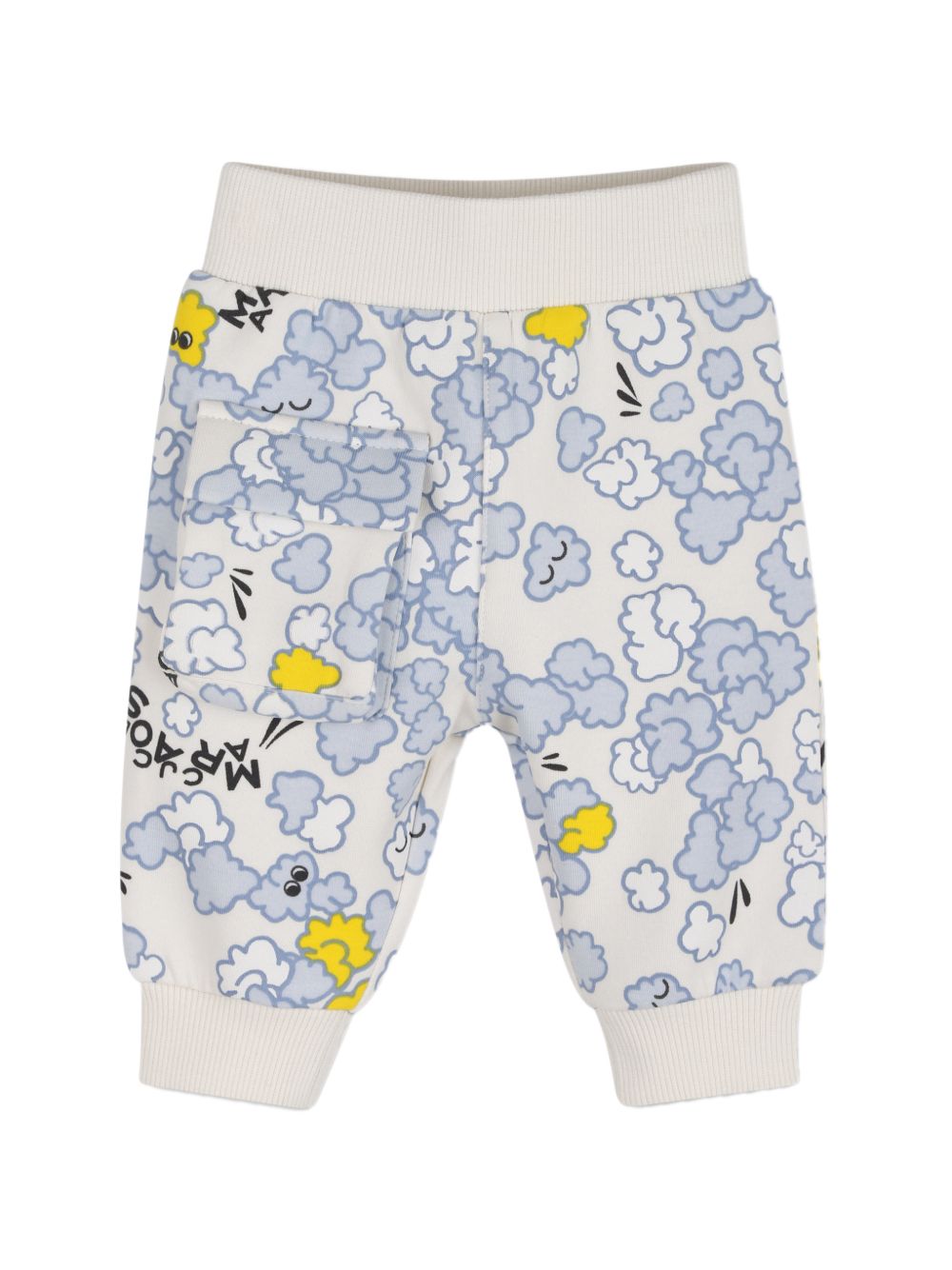 Set tuta sportiva per neonato The Marc Jacobs Kids beige con stampa pop-corn all-over W61074 182 THE MARC JACOBS KIDS 