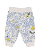 Set tuta sportiva per neonato The Marc Jacobs Kids beige con stampa pop-corn all-over W61074 182 THE MARC JACOBS KIDS 