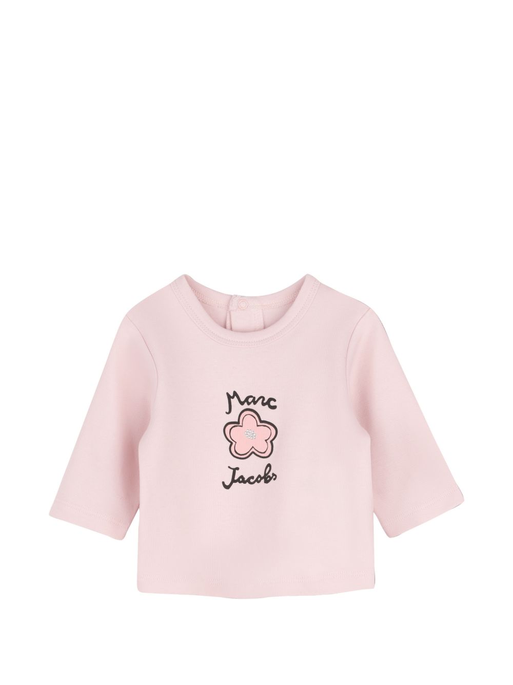 Set tre pezzi per neonata The Marc Jacobs Kids rosa con stampa fiori W61079 182 THE MARC JACOBS KIDS 