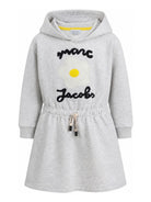 Abito per bambina The Marc Jacobs Kids grigio con stampa logo sul davanti W61080 A18 THE MARC JACOBS KIDS 