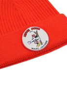Cappello per bambina The Marc Jacobs Kids rosso con applicazione Minnie W61104 975 THE MARC JACOBS KIDS 
