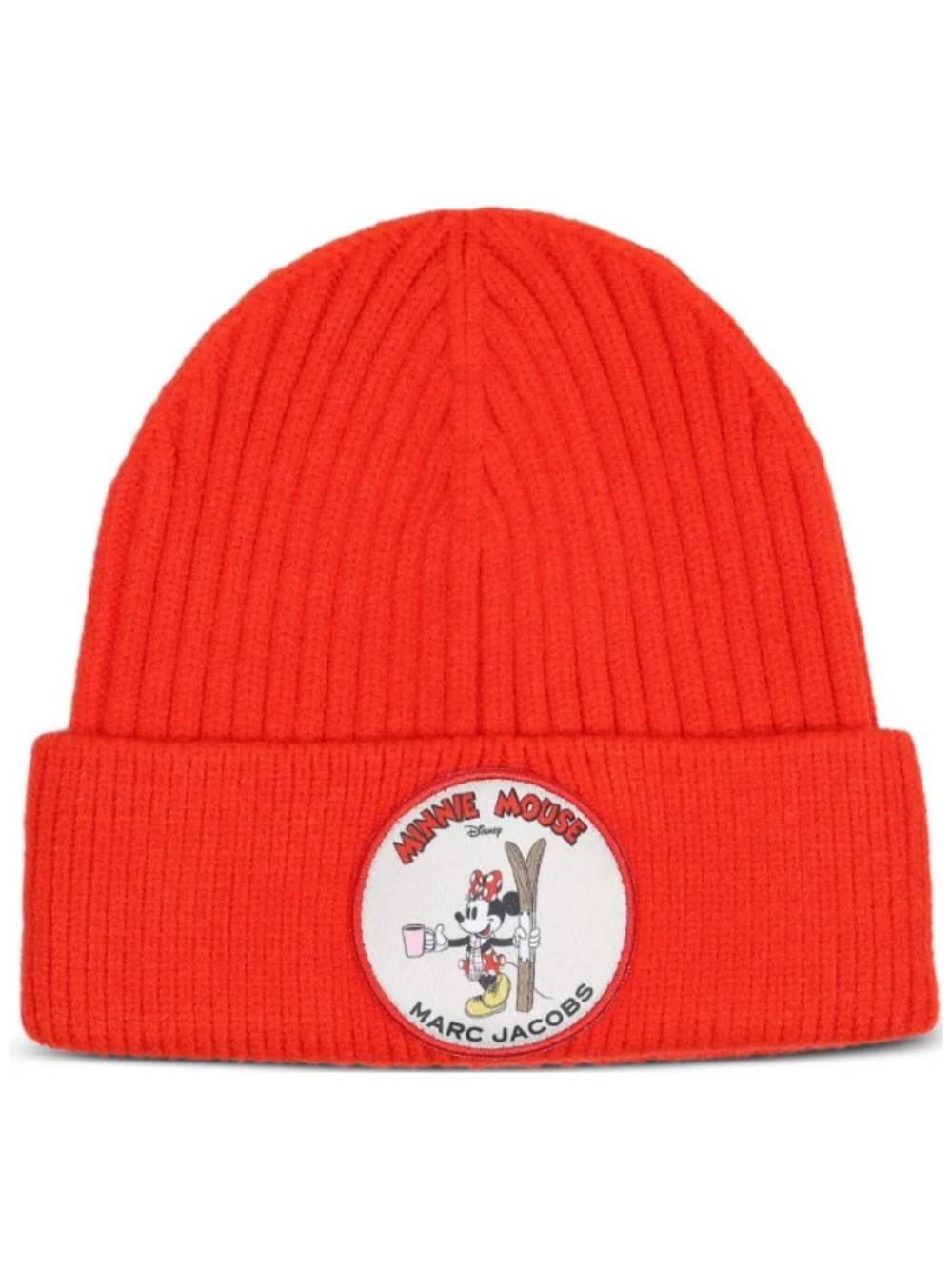 Cappello per bambina The Marc Jacobs Kids rosso con applicazione Minnie W61104 975 THE MARC JACOBS KIDS 