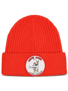 Cappello per bambina The Marc Jacobs Kids rosso con applicazione Minnie W61104 975 THE MARC JACOBS KIDS 
