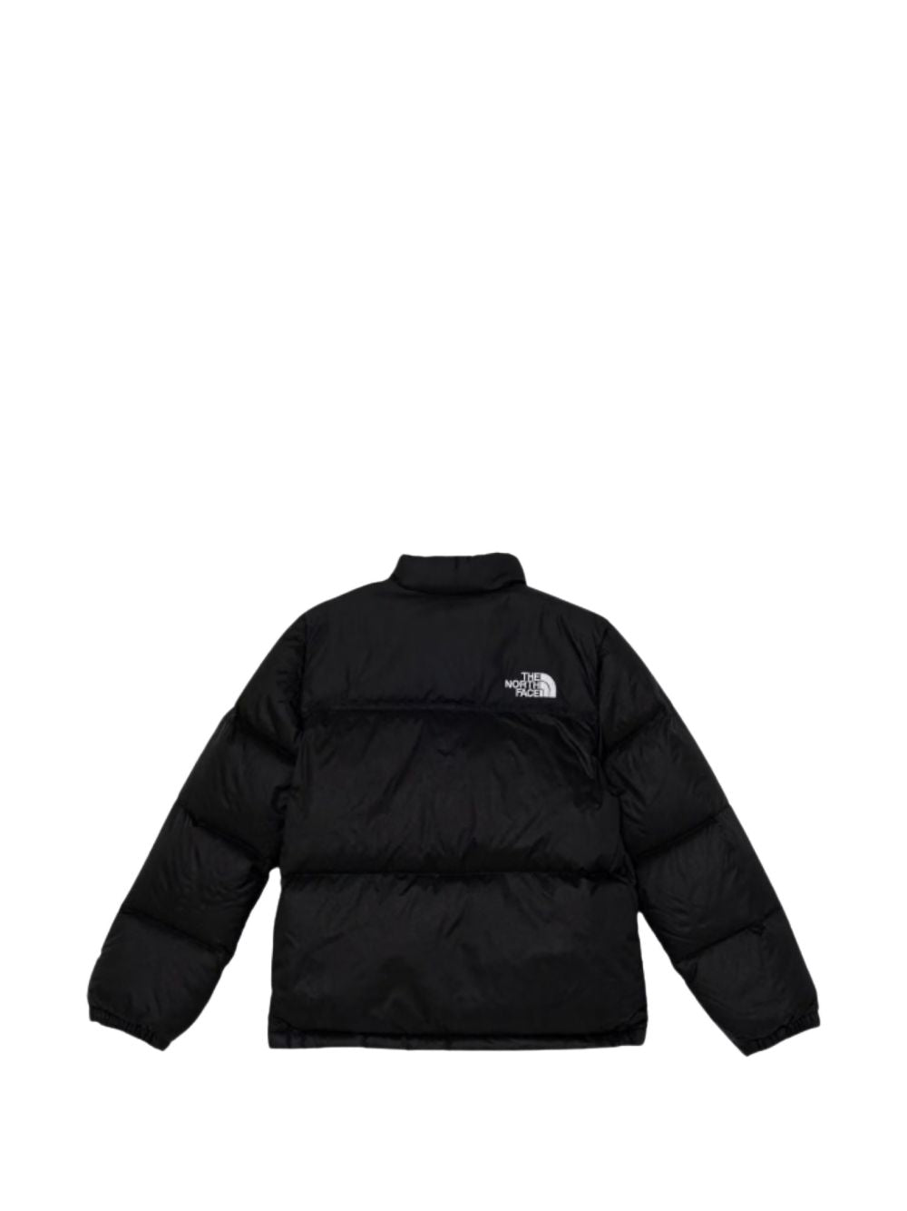 Giubbino Nuptse per bambini The North Face Kids nero con logo stampato sul davanti NF0A82TS GOF1 THE NORTH FACE KIDS 