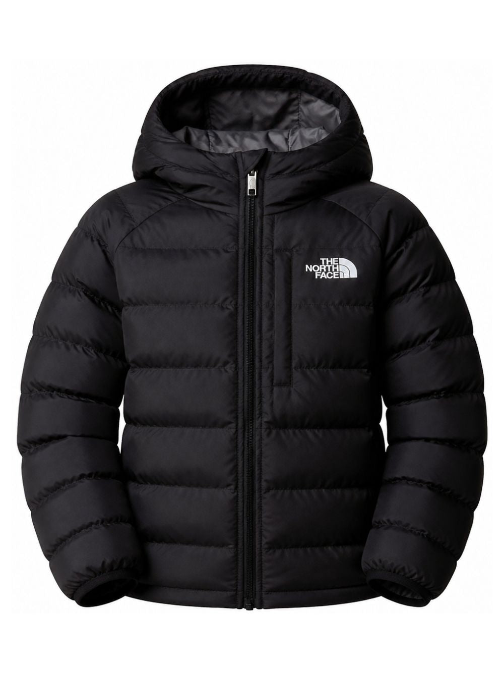 Giubbino Perrito per bambino The North Face Kids nero con logo stampato sul davanti NF0A88TW WOO1 THE NORTH FACE KIDS 