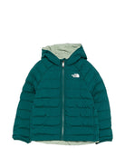 Giubbino per bambini The North Face Kids verde con stampa logo sul petto NF0A88VJ N4J1 THE NORTH FACE KIDS 