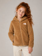 Felpa Campshire per bambini The North Face Kids marrone con cappuccio NF0A88VR BQ81 THE NORTH FACE KIDS 