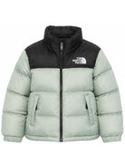Giubbino Nuptse per bambino The North Face Kids verde con design imbottito NF0A8A4C BQ11 THE NORTH FACE KIDS 