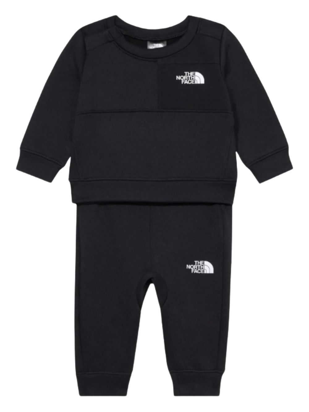 Tuta per neonato The North Face Kids nera con dettaglio logo sul davanti NF0A8CV1 JK31 THE NORTH FACE KIDS 