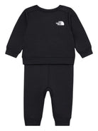 Tuta per neonato The North Face Kids nera con dettaglio logo sul davanti NF0A8CV1 JK31 THE NORTH FACE KIDS 