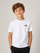 T-shirt per bambini The North Face Kids bianca con dettaglio logo NF0A8F9Z FN41 THE NORTH FACE KIDS 